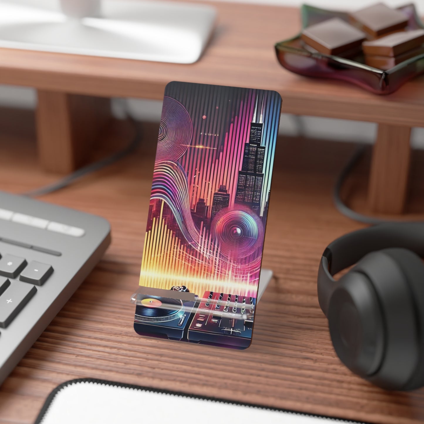 Chicago DJ Life Mobile Display Stand for Smartphones