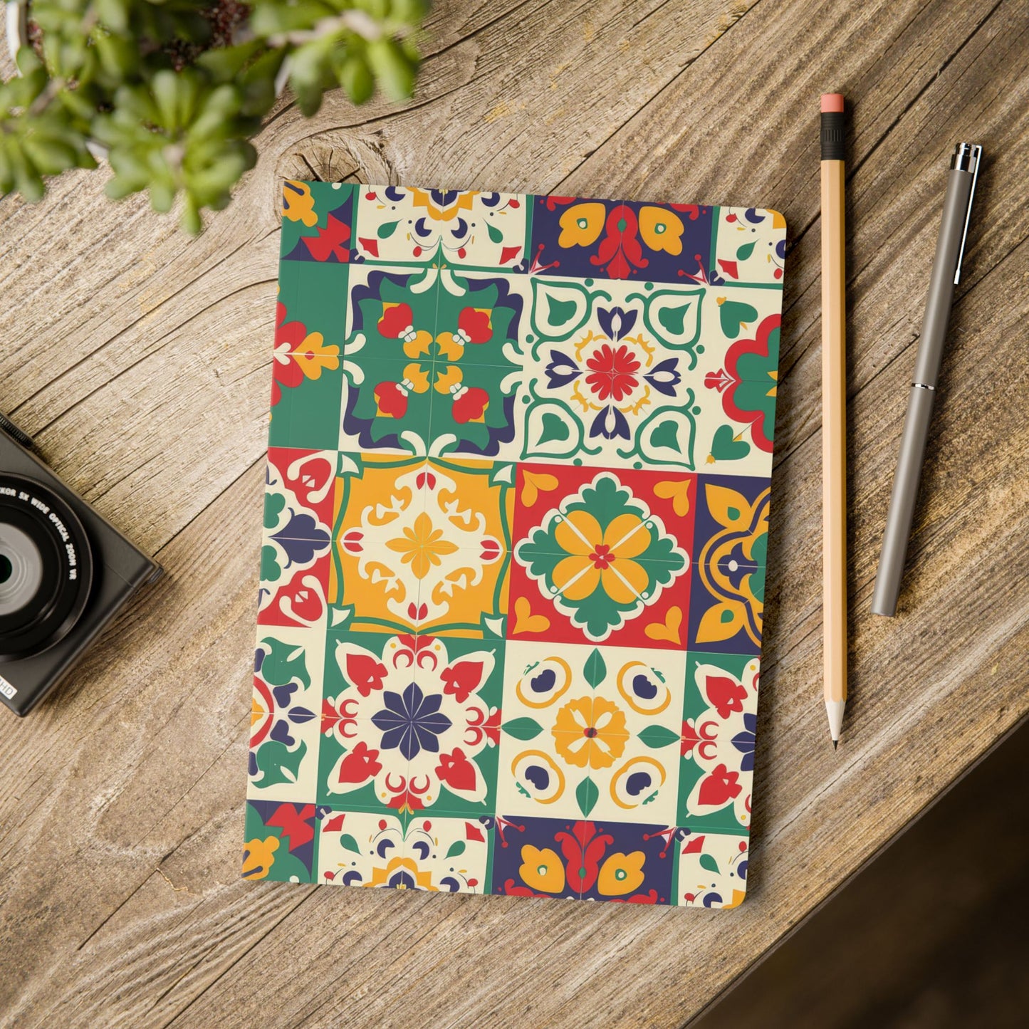 Mexican Tile Softcover Journal (50 or 100 sheets)