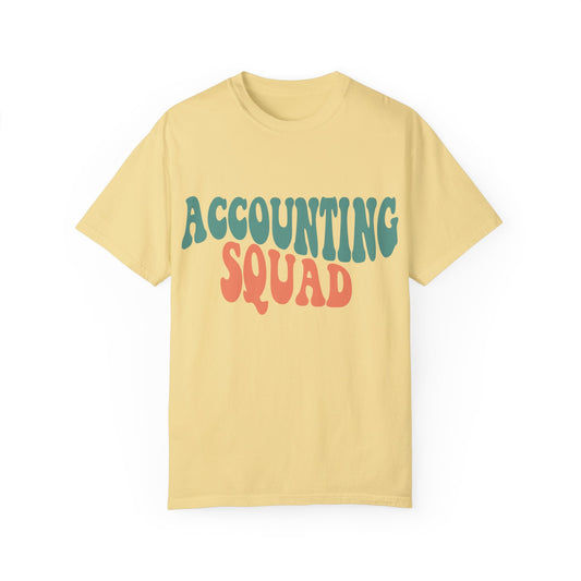 Accounting Squad - Unisex Garment-Dyed T-shirt
