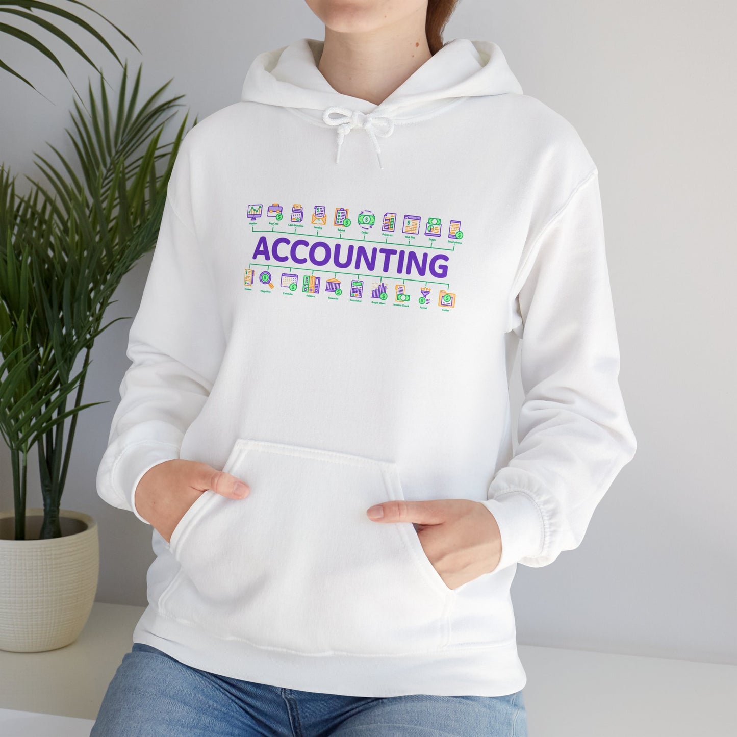 Accounting Unisex Heavy Blend™ Hooded Sweatshirt