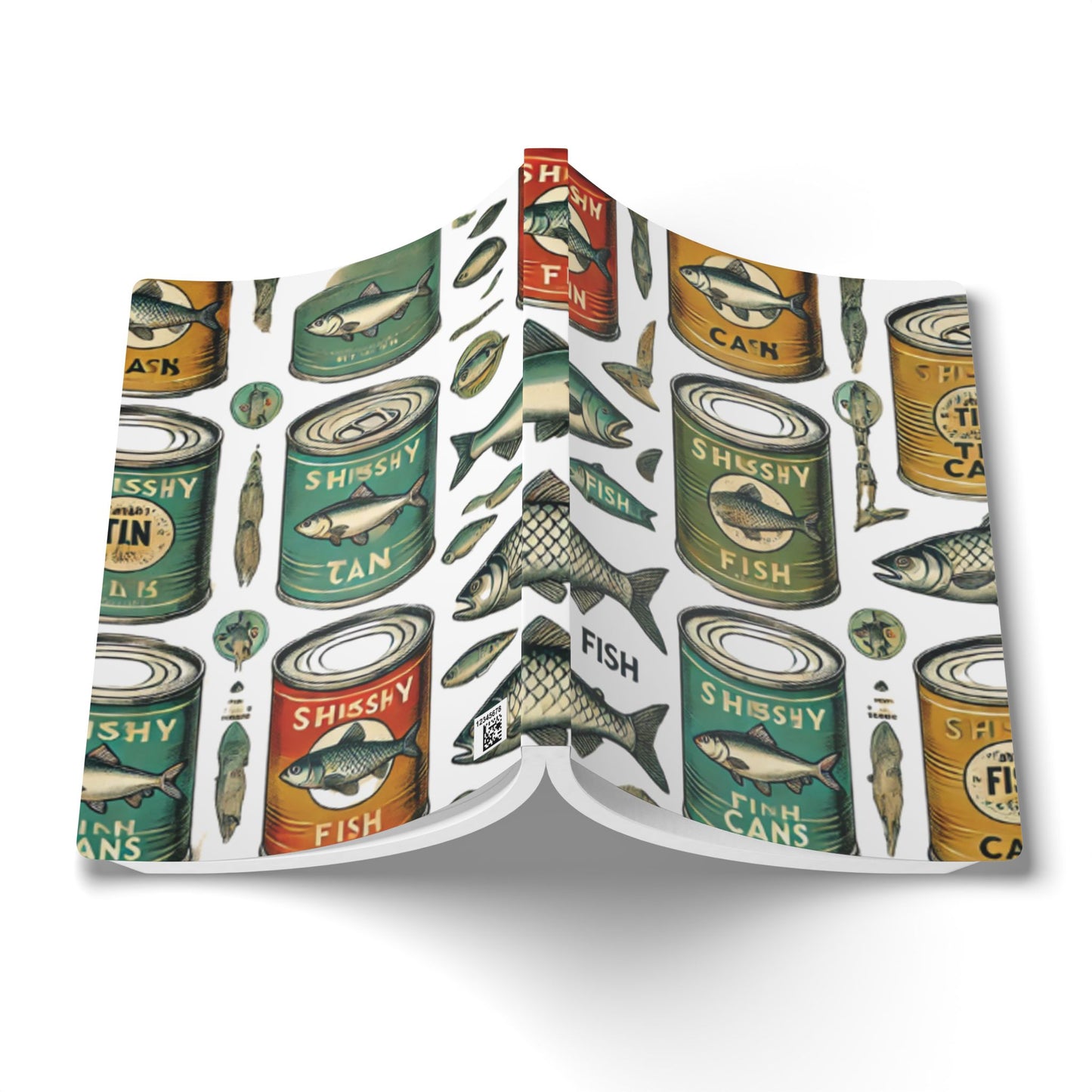 Canned Fish Softcover Journal (50 or 100 sheets)