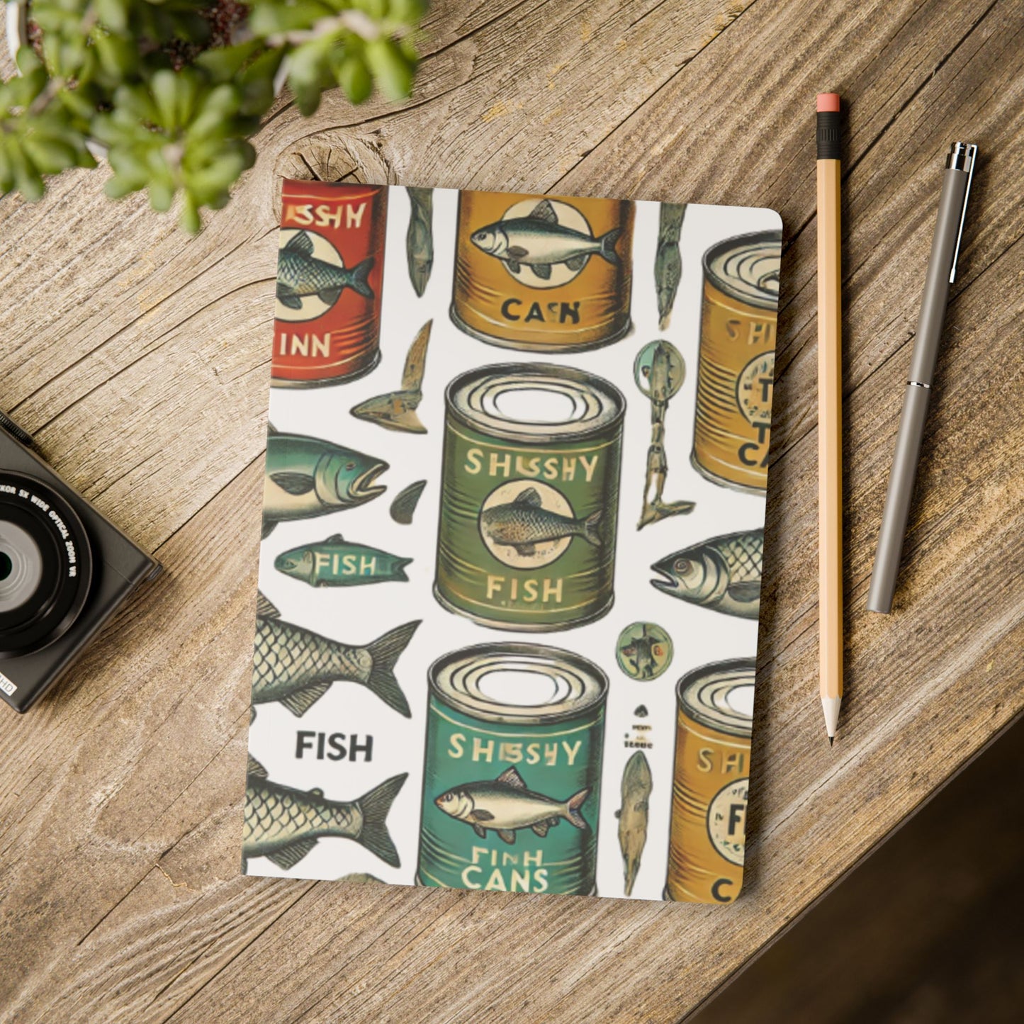 Canned Fish Softcover Journal (50 or 100 sheets)