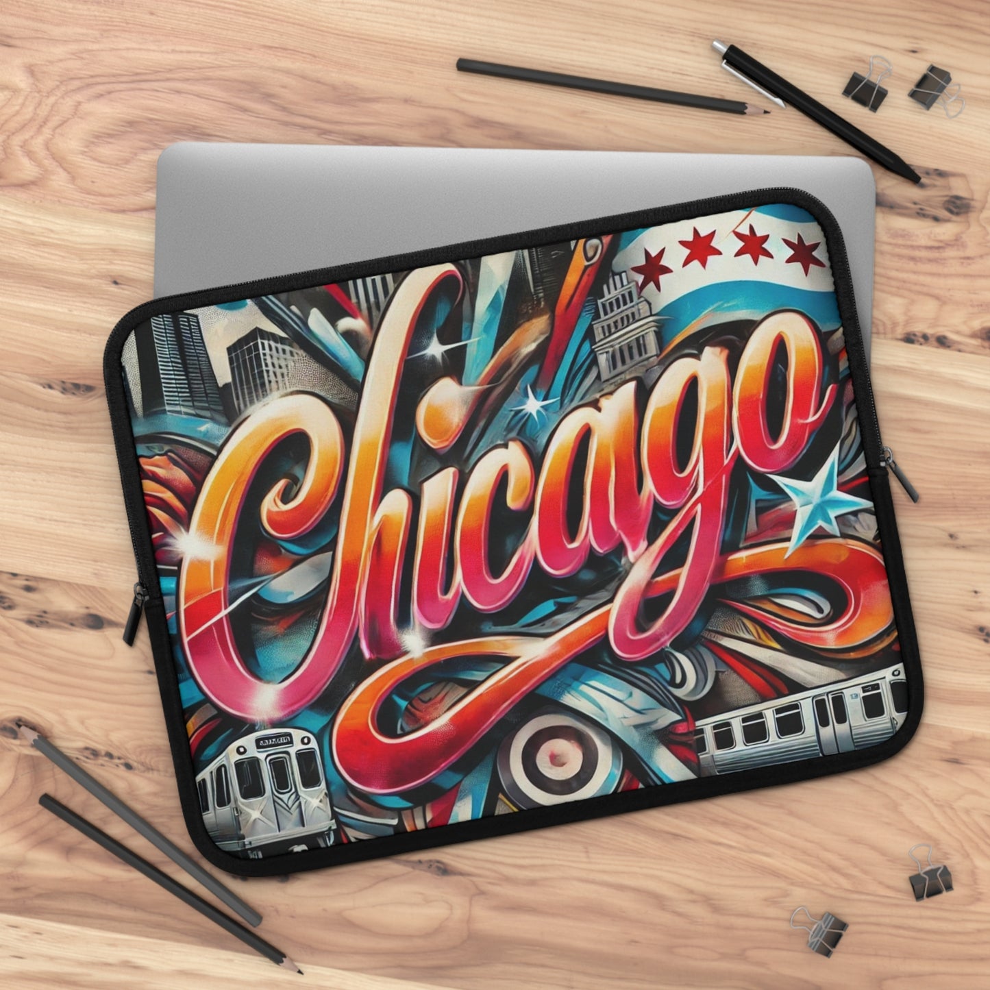 Chicago Laptop Sleeve 7" to 17"