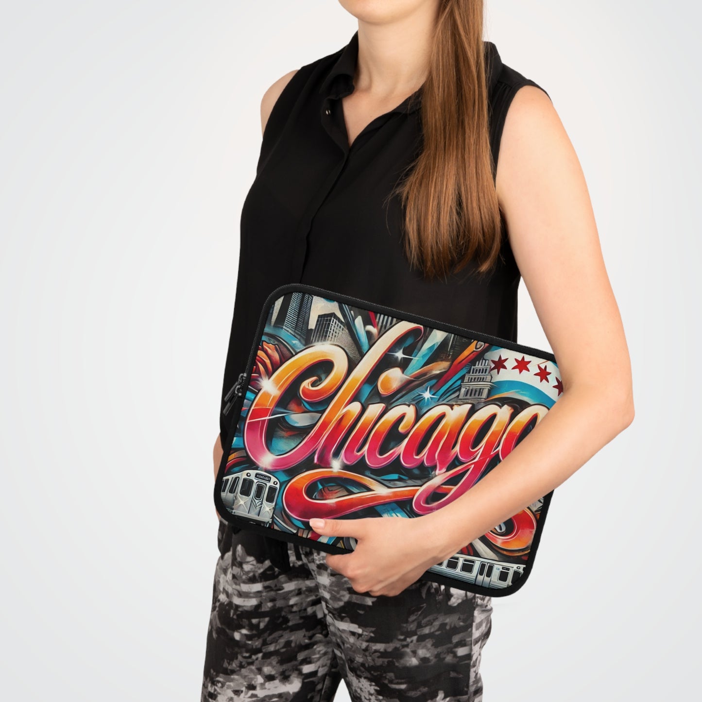 Chicago Laptop Sleeve 7" to 17".