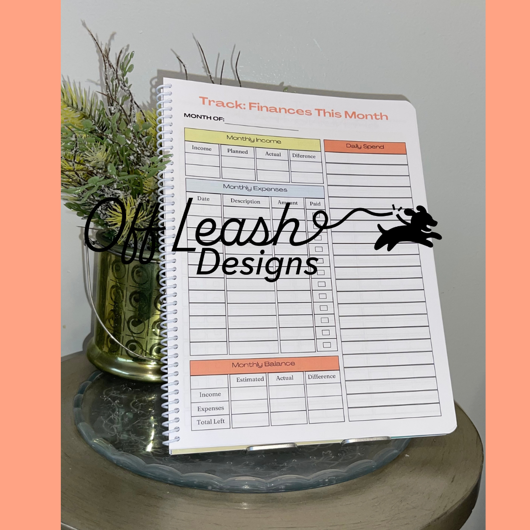 Monthly activity finance tracke