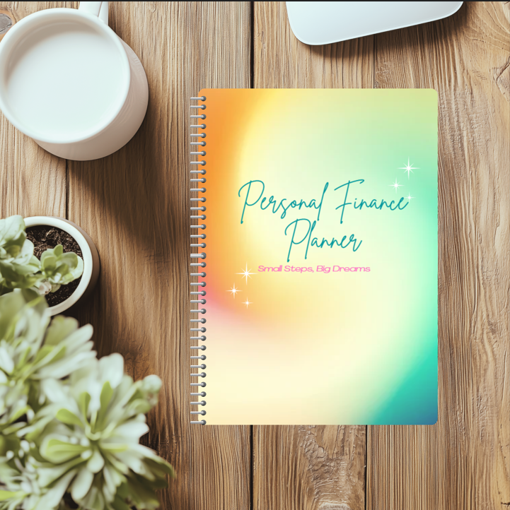 Bright Colors with Flower Aesthetic: "Add a touch of vibrancy to your financial planning journey! With colorful floral designs, our planners bring positivity and creativity to managing your expenses and savings. Build confidence and stay inspired as you organize your future in style."